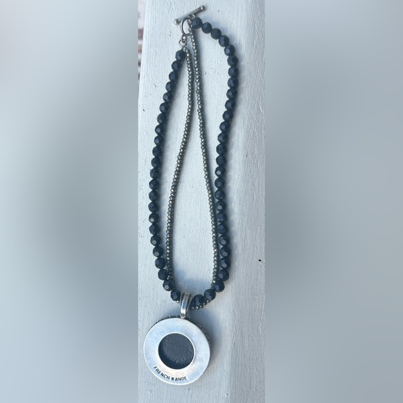 NWOT French Kande Emmanuelle Cameo Necklace - Picture 3 of 4